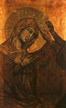 Duccio Di Buoninsegna : Coronation of the Virgin